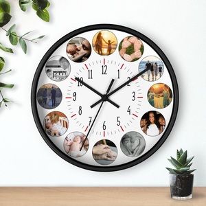 Photo wall clock